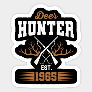 Gifts for 56 Year Old Deer Hunter 1965 Hunting 56th Birthday Gift Ideas Sticker